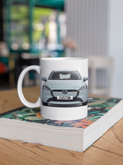 Personalised Mazda 2 Centre Line Mug