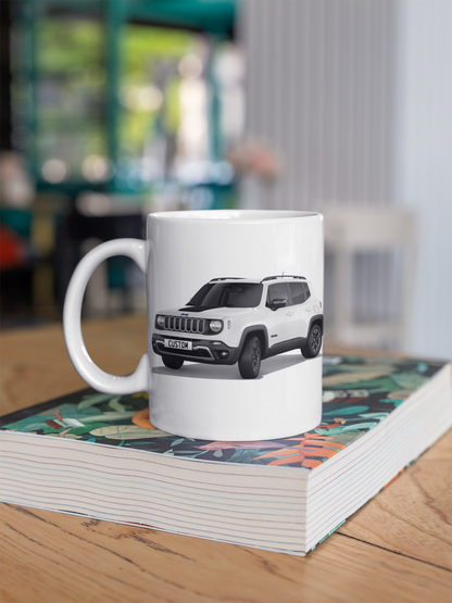 Personalised Jeep Renegade Upload Mug