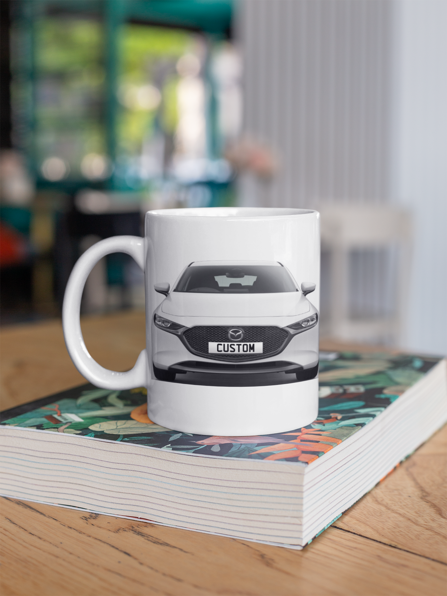 Personalised Mazda 3 Centre Line Mug