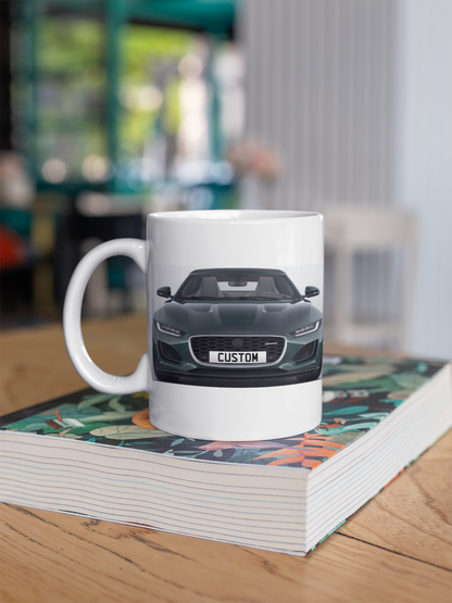 Personalised Jaguar F-Type R Dynamic Convertible Mug