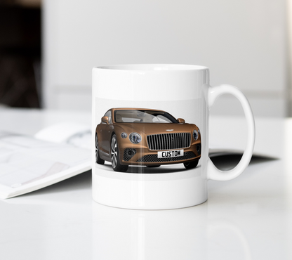 Personalised Bentley Continental GT Azure Mug