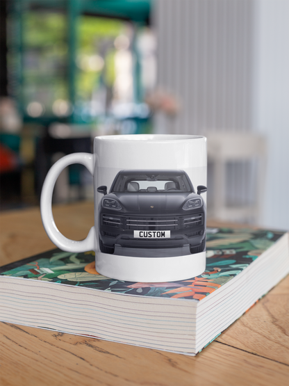 Personalised Porsche Cayenne E-Hybrid Coupe Mug