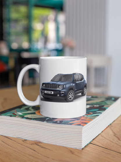 Personalised Jeep Renegade Limited Mug