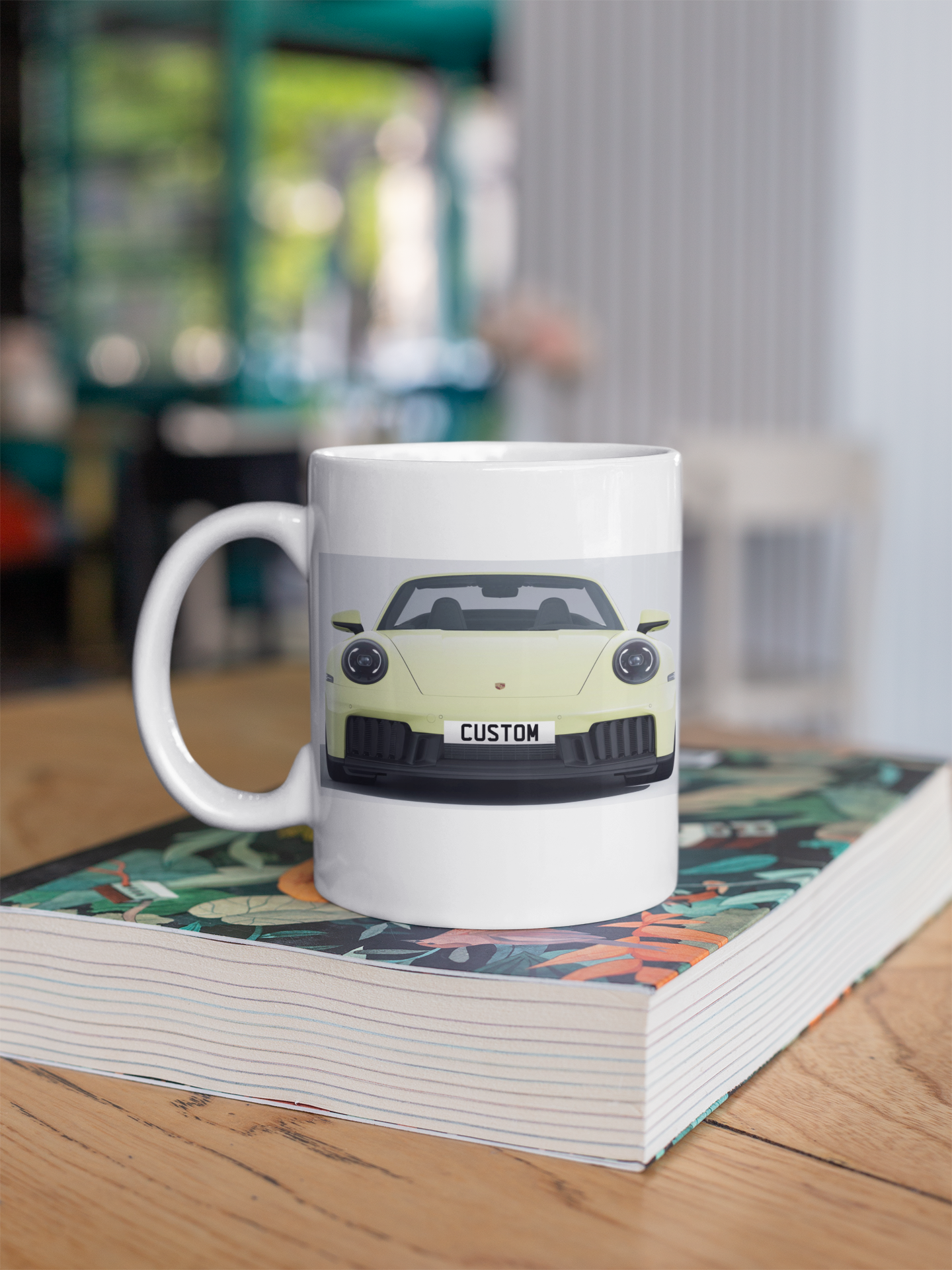 Personalised Porsche 911 Carrera 4 GTS Cabriolet Mug