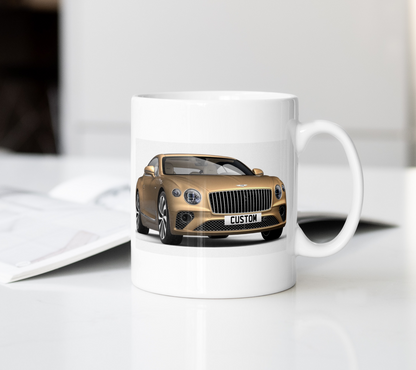 Personalised Bentley Continental GT Azure Mug