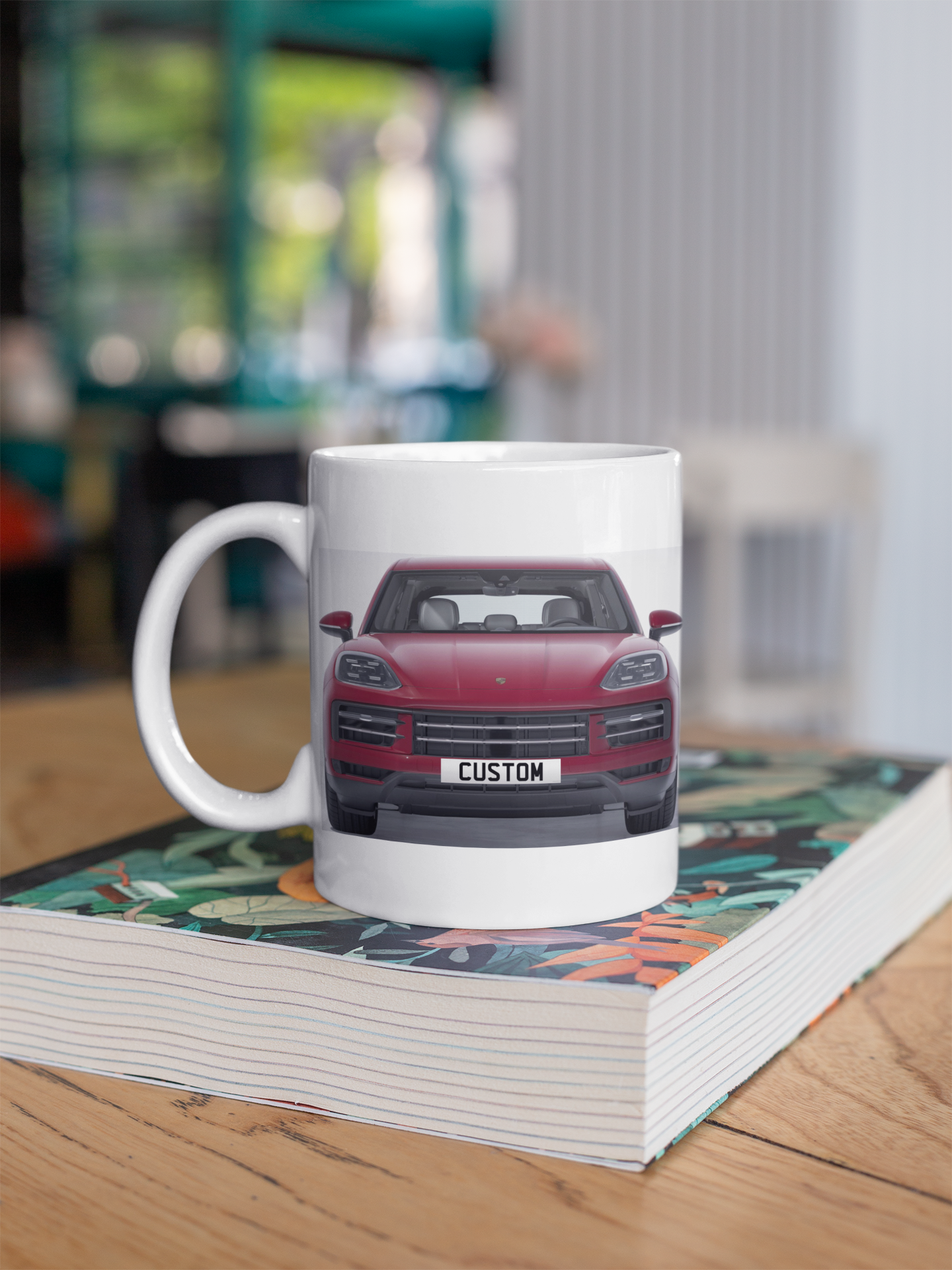 Personalised Porsche Cayenne E-Hybrid Coupe Mug