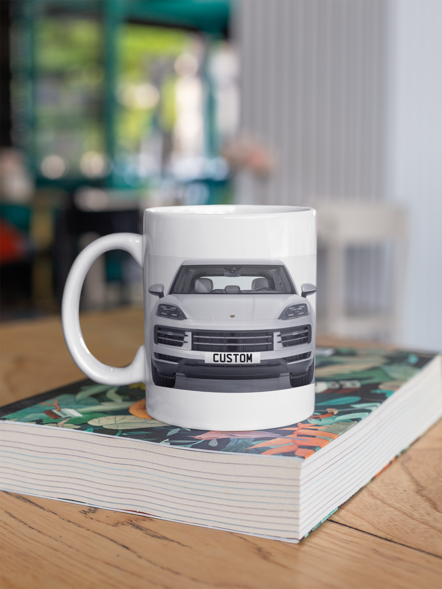 Personalised Porsche Cayenne Coupe Mug