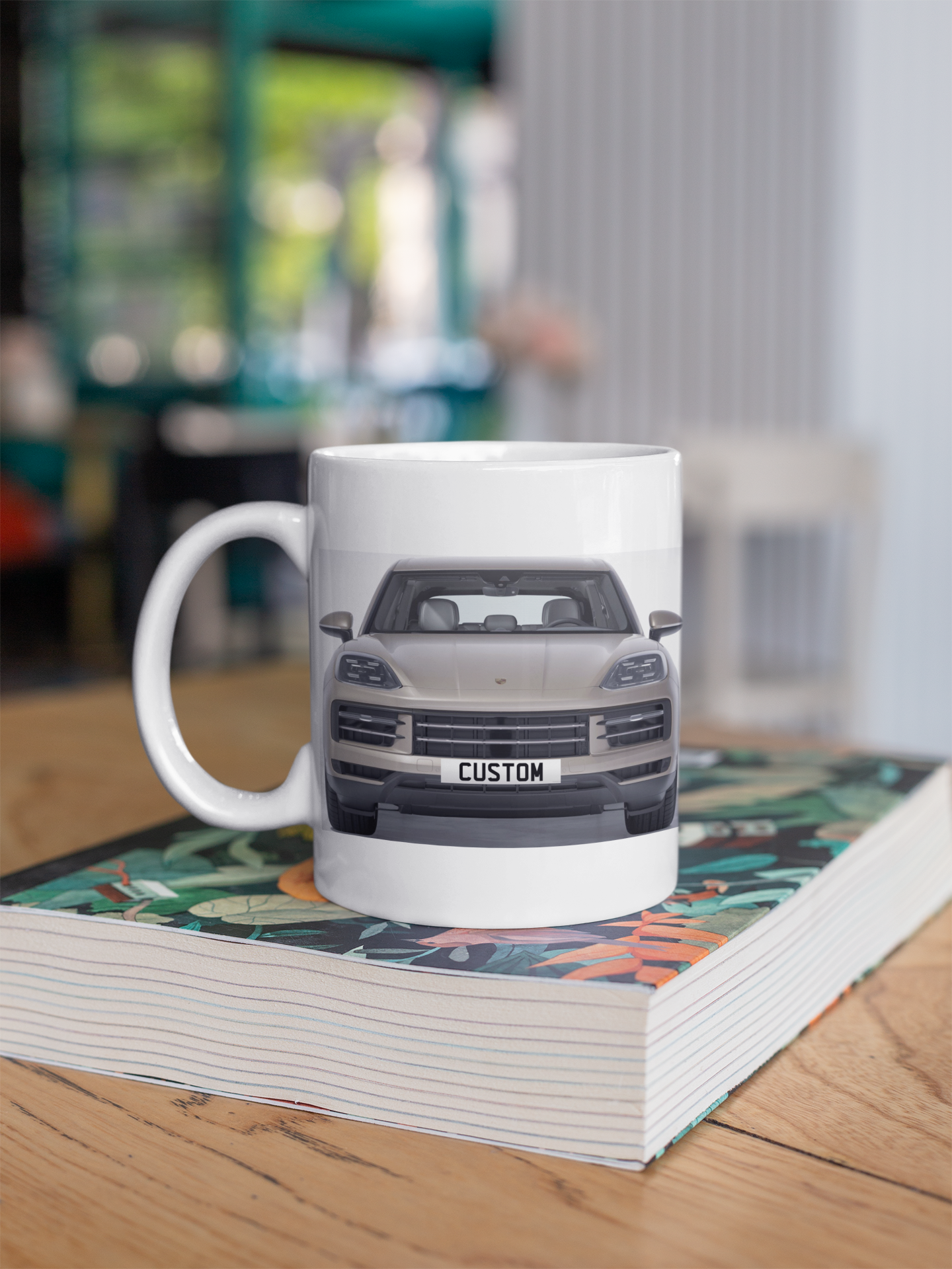 Personalised Porsche Cayenne E-Hybrid Coupe Mug