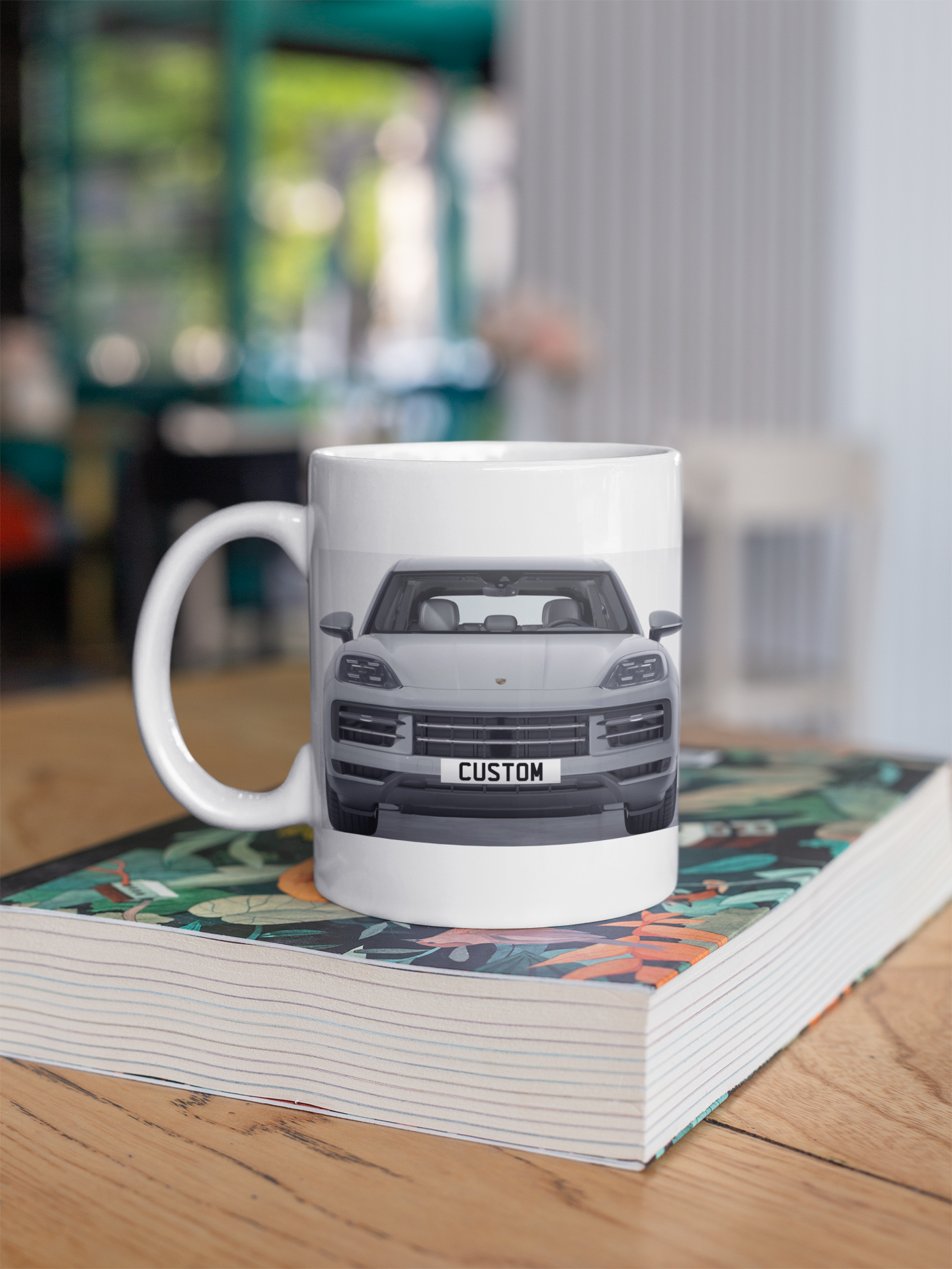 Personalised Porsche Cayenne Coupe Mug