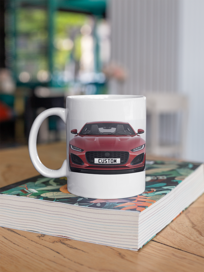 Personalised Jaguar F-Type 75 Mug