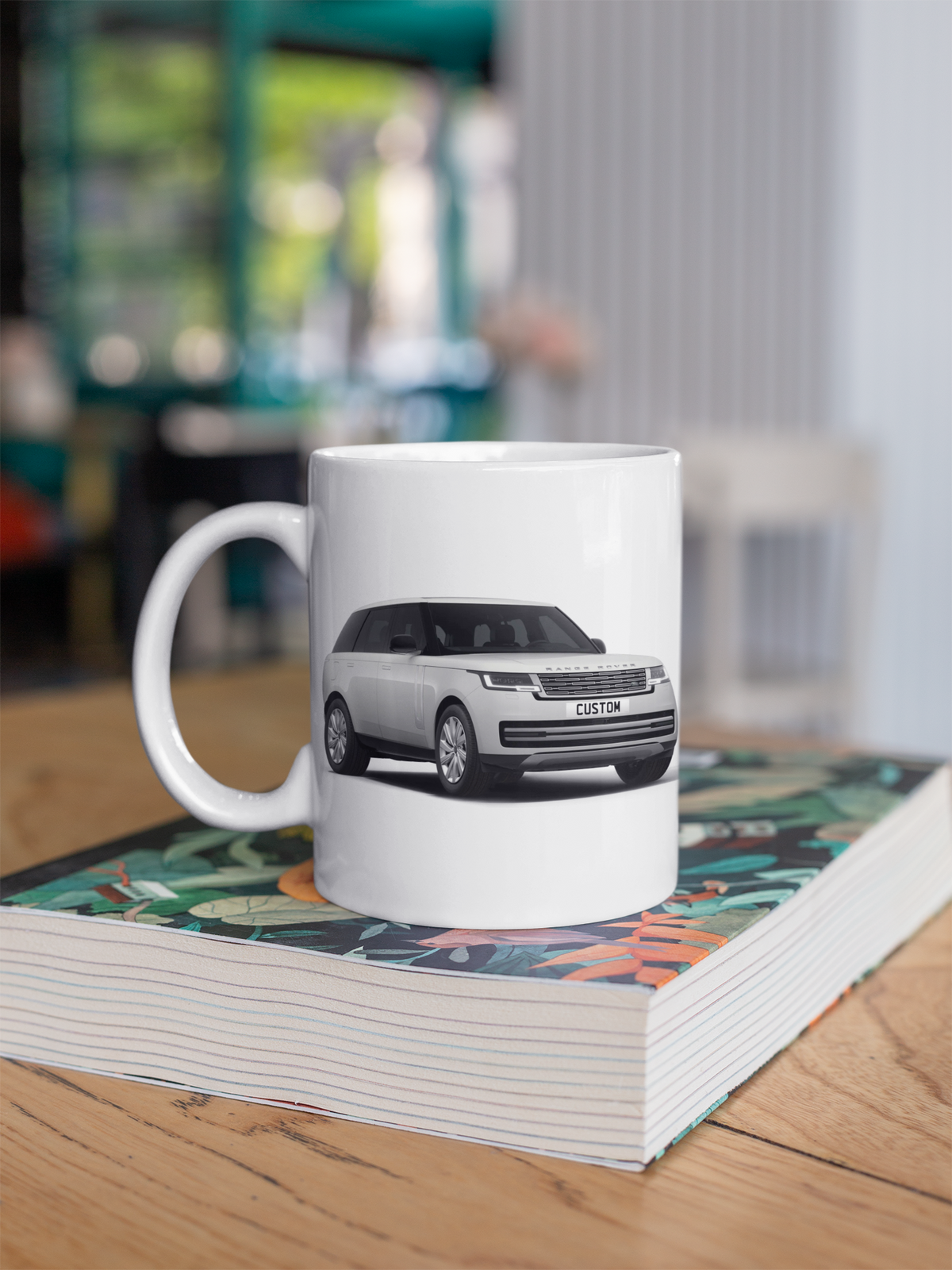 Personalised Land Rover Range Rover Nickel Atlas Exterior Mug