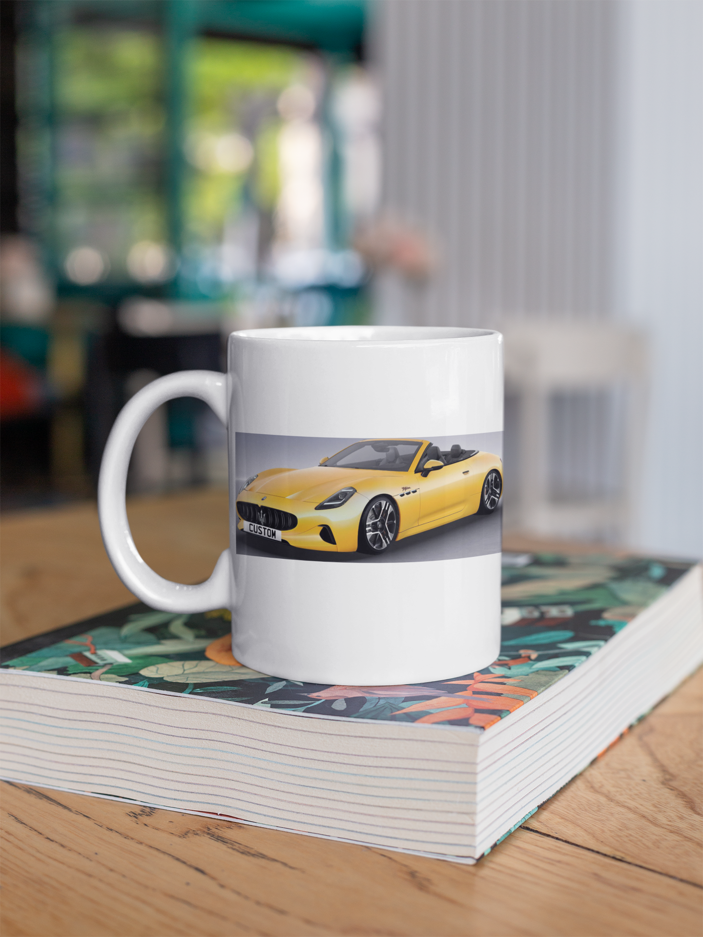 Personalised Maserati GranCabrio Folgore Mug