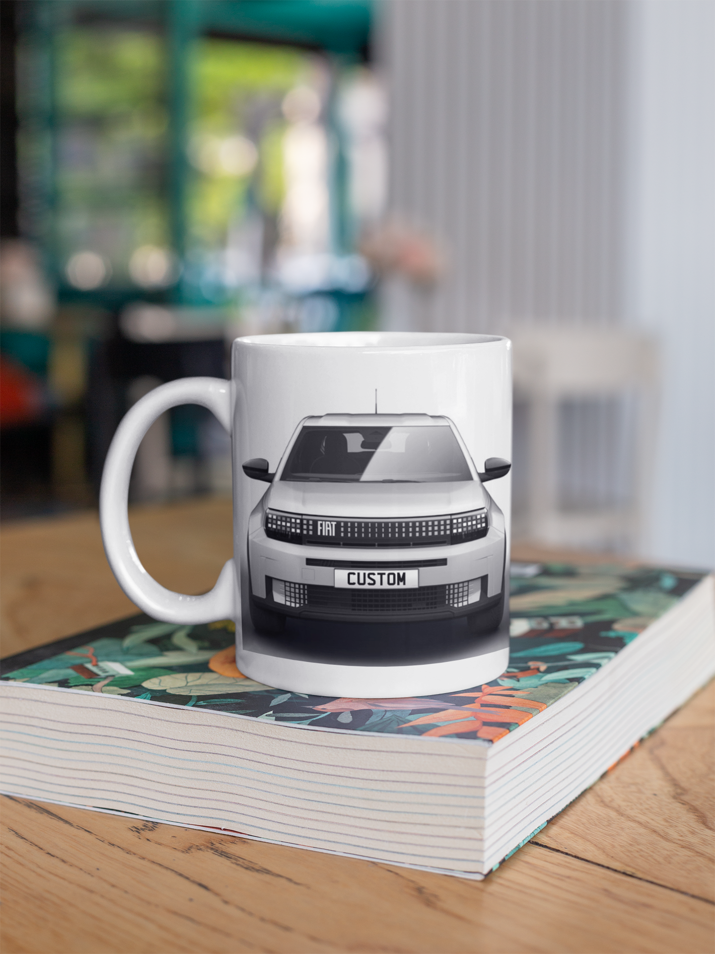 Personalised Fiat Grande Panda Pop Mug