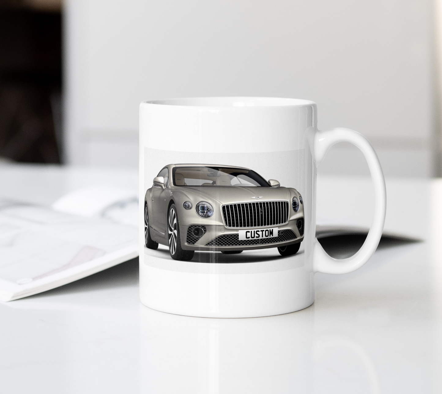 Personalised Bentley Continental GT Azure Mug