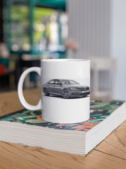 Personalised Skoda Superb Sportline Plus Mug