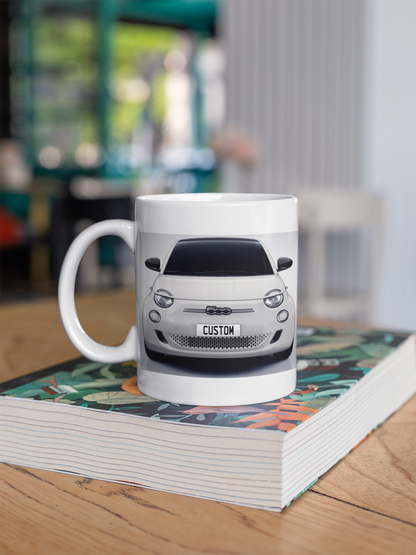 Personalised Fiat 500e Cabrio Icon Mug