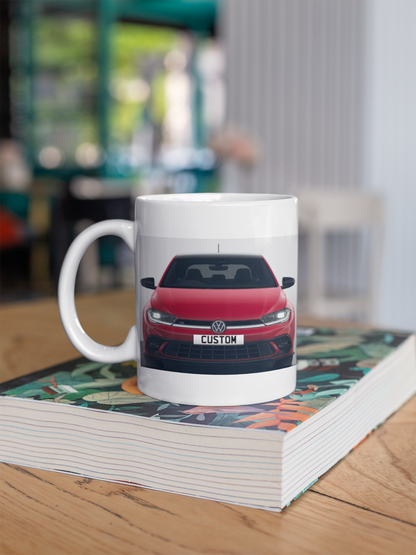 Personalised Volkswagen Polo Black Edition Mug