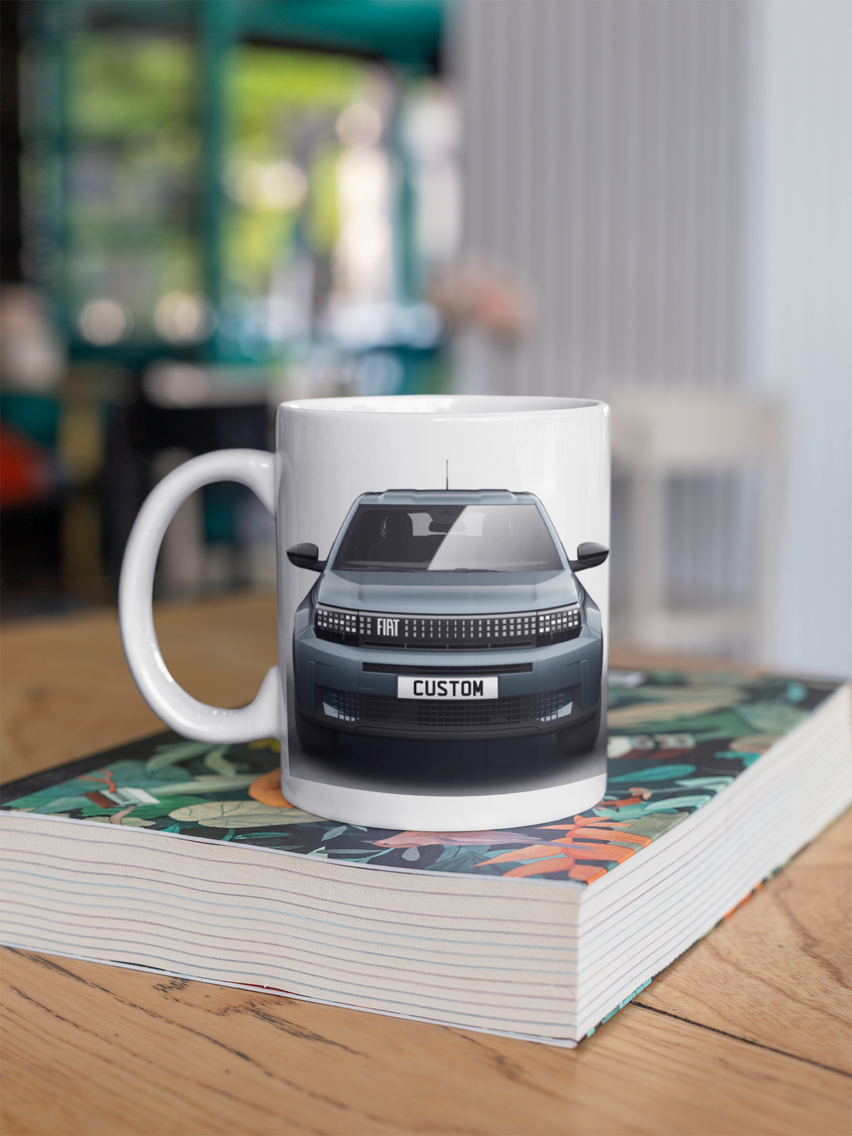 Personalised Fiat Grande Panda Pop Mug