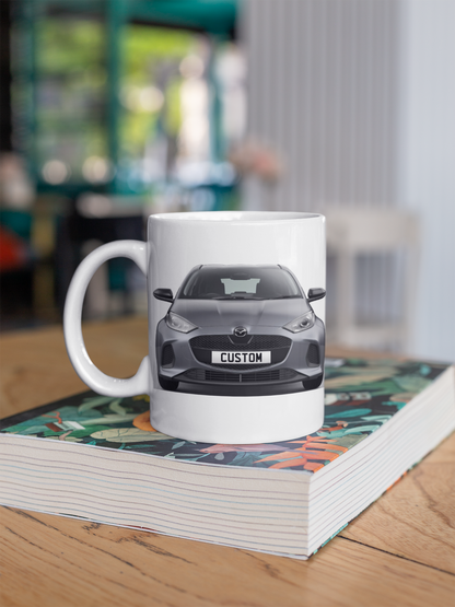 Personalised Mazda 2 Hybrid Centre Line Mug