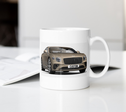 Personalised Bentley Continental GT Azure Mug