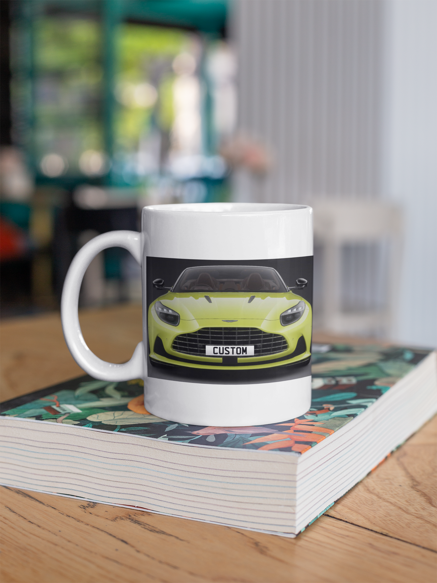 Personalised Aston Martin DB12 Volante Mug