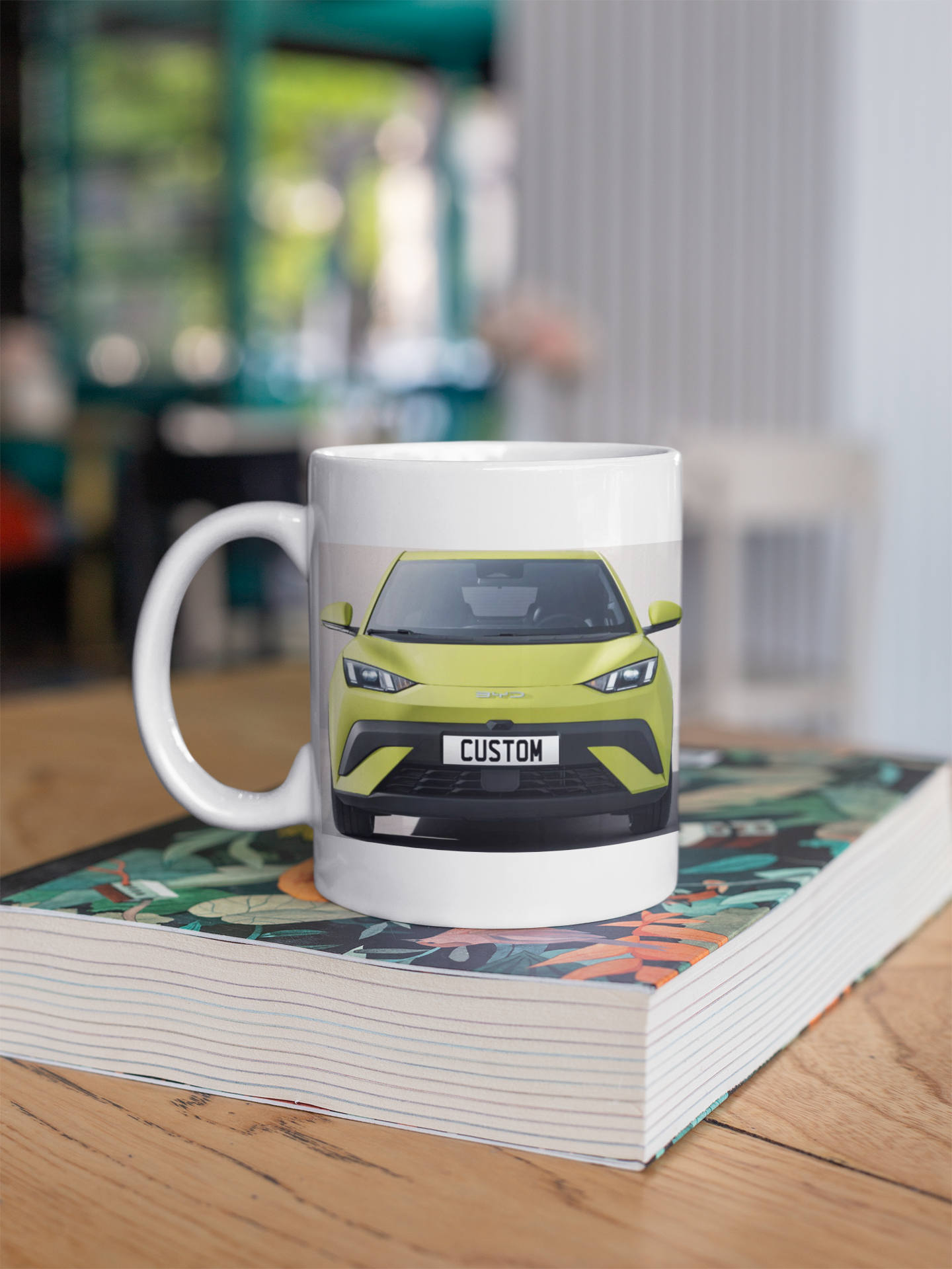 Personalised BYD Dolphin Surf Mug
