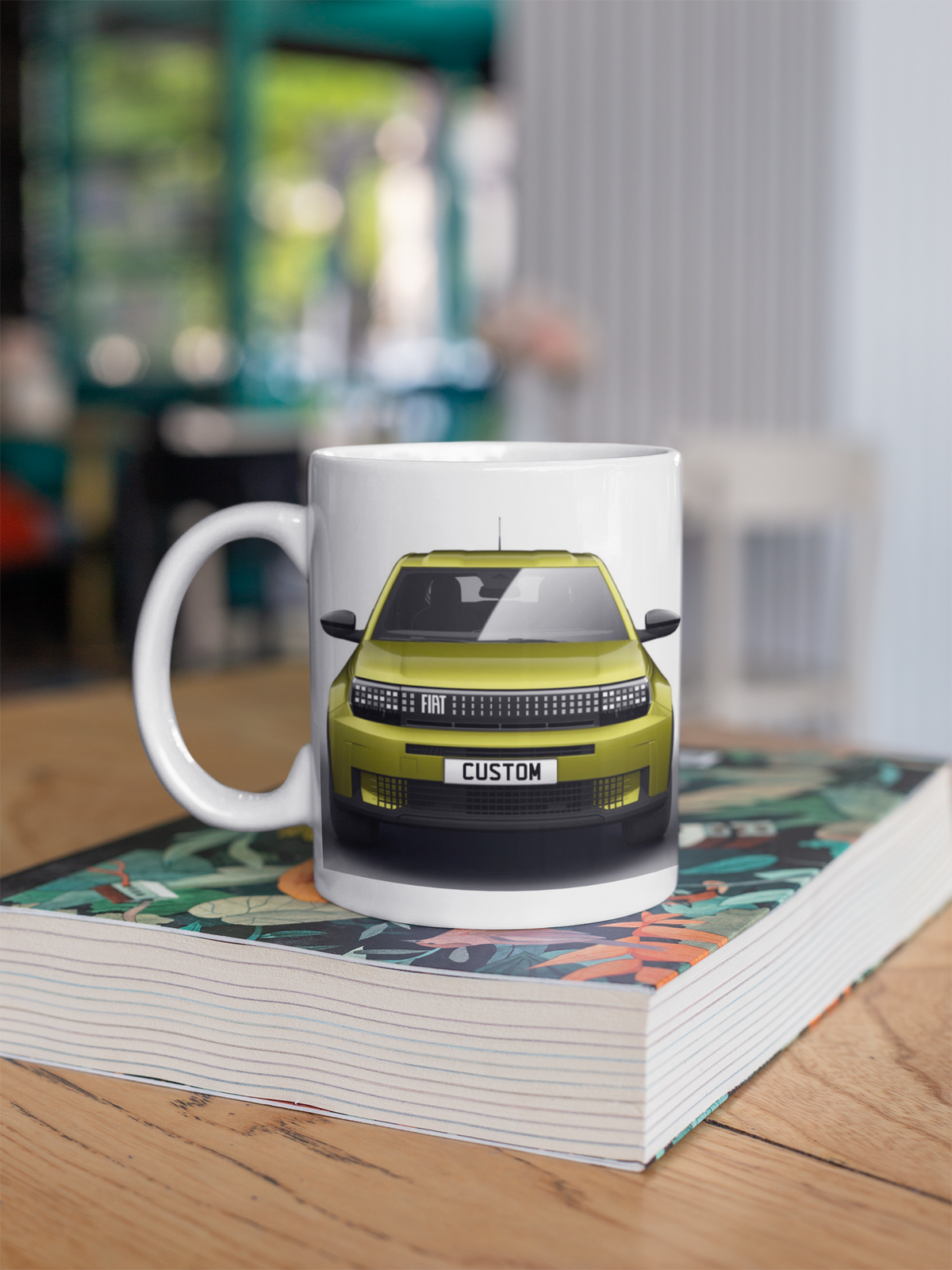 Personalised Fiat Grande Panda Pop Mug