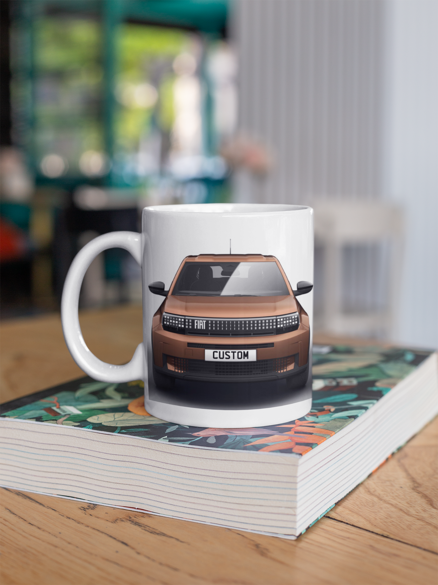 Personalised Fiat Grande Panda Pop Mug