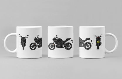 Personalised Yamaha Hyper Naked Motorcycle Mug - Model Choice