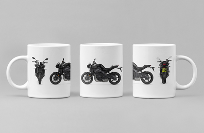 Personalised Yamaha Hyper Naked Motorcycle Mug - Model Choice