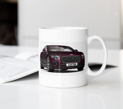 Personalised Bentley Continental GT Azure Mug