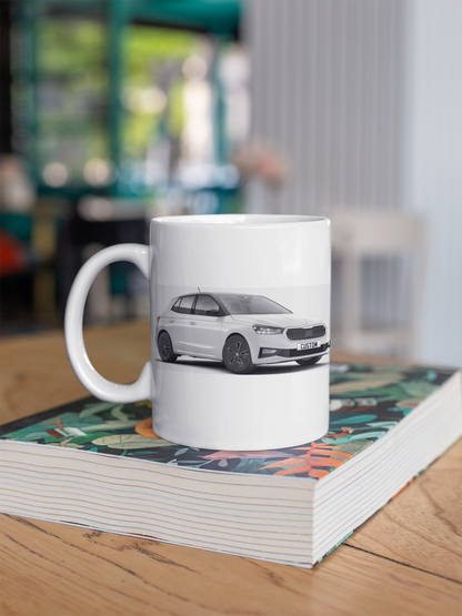 Personalised Skoda Fabia Colour Edition Mug