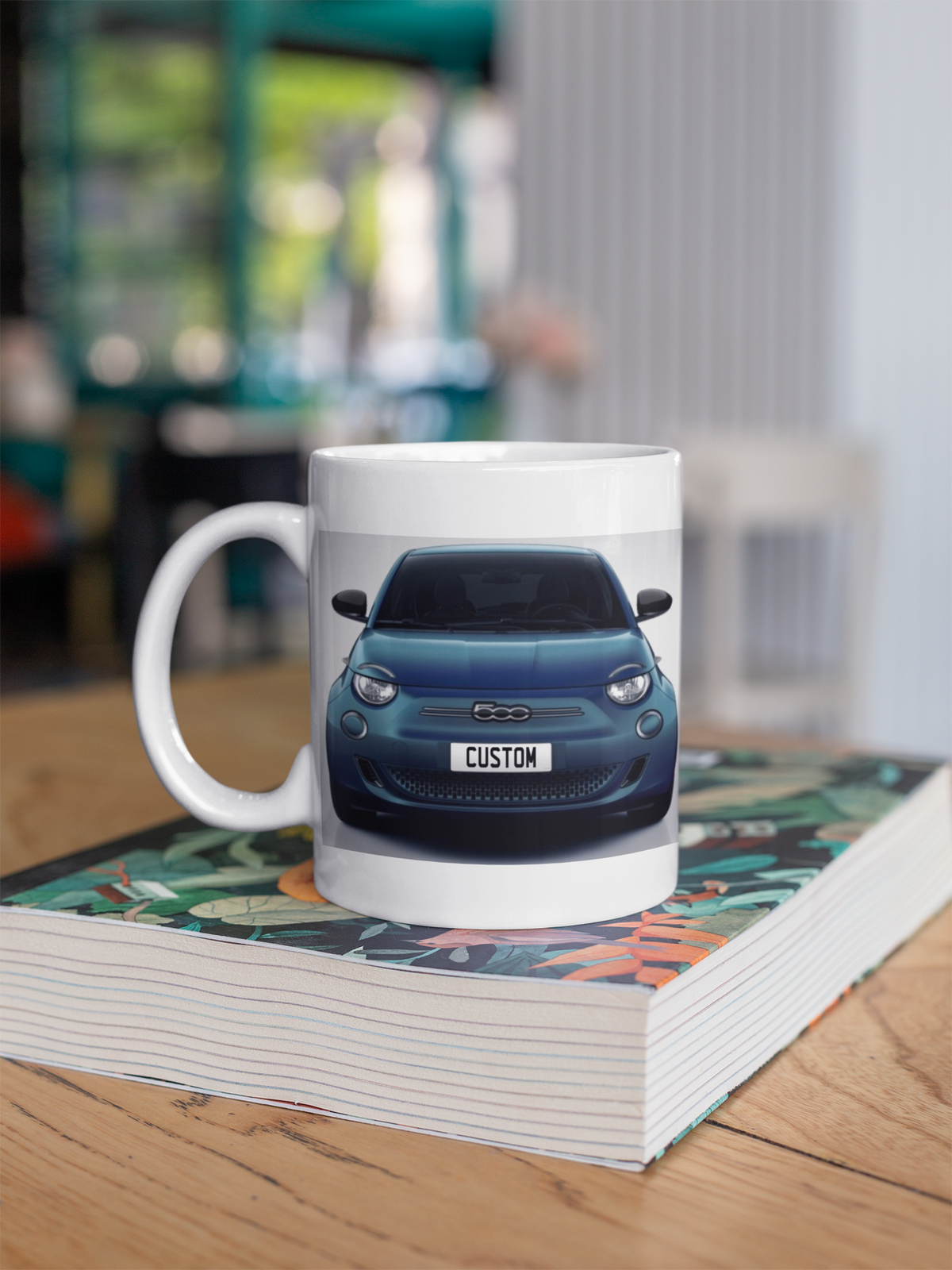 Personalised Fiat 500e Hatchback Icon Mug