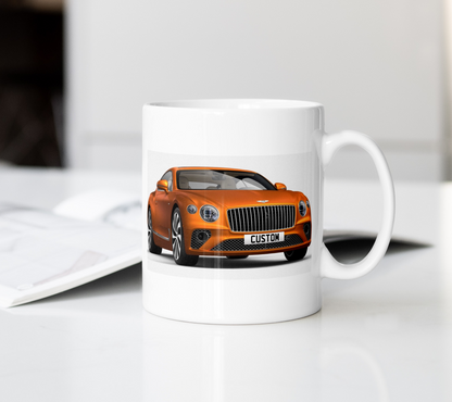 Personalised Bentley Continental GT Azure Mug