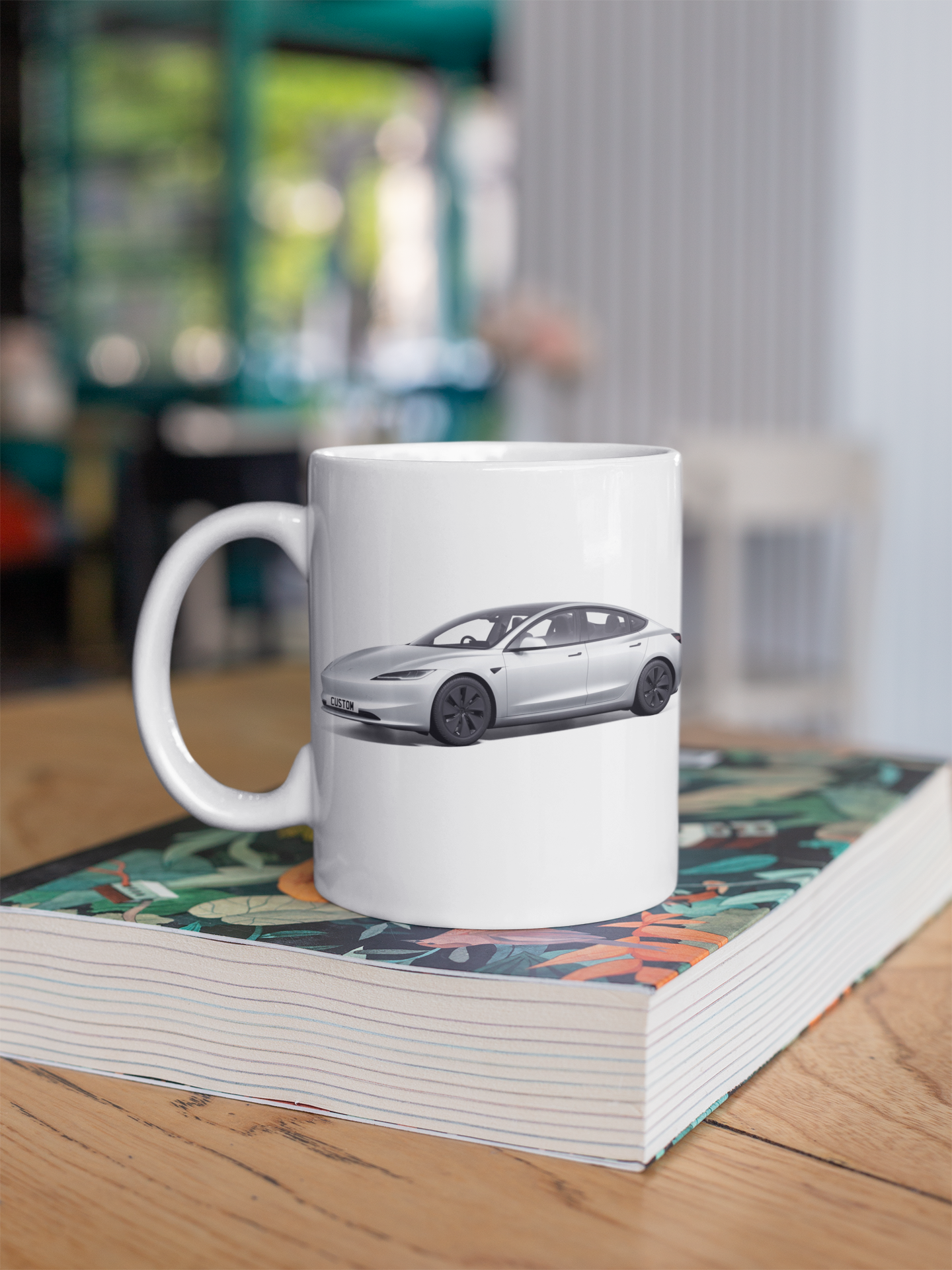 Personalised Tesla Model 3 Mug