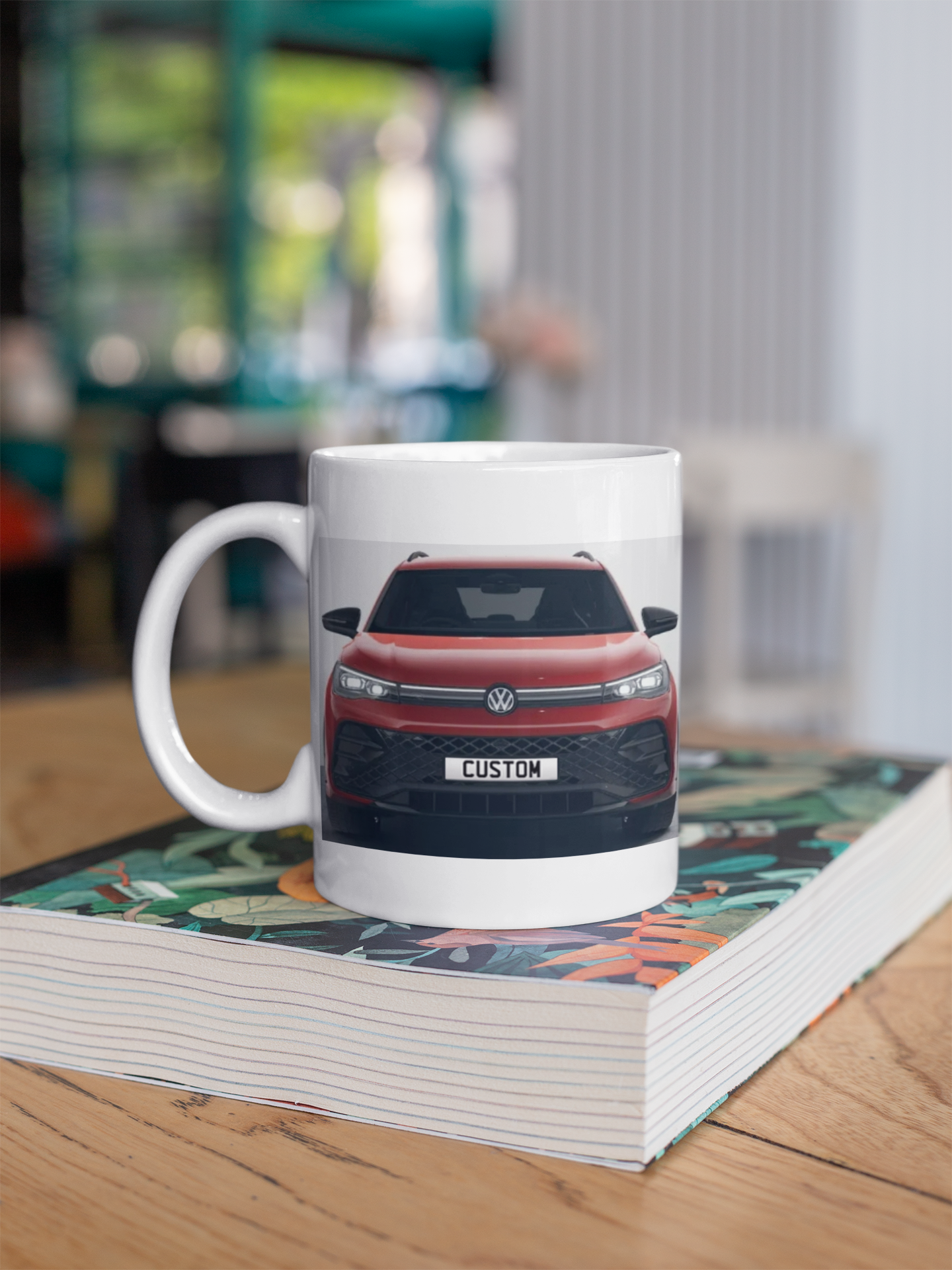Personalised Volkswagen Tayron Black Edition Mug
