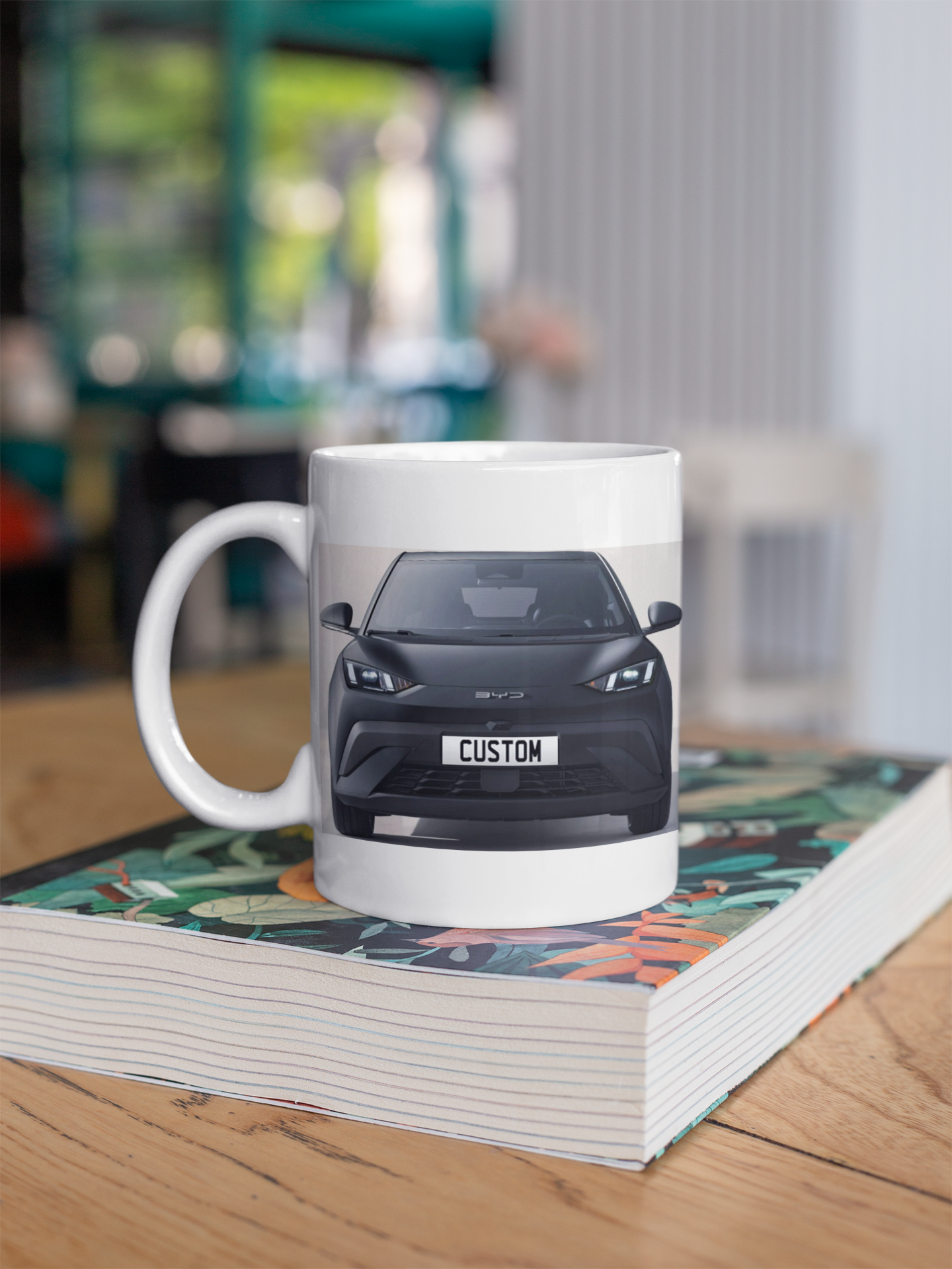Personalised BYD Dolphin Surf Mug