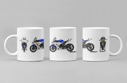 Personalised Yamaha Supersport Motorcycle Mug - Model Choice