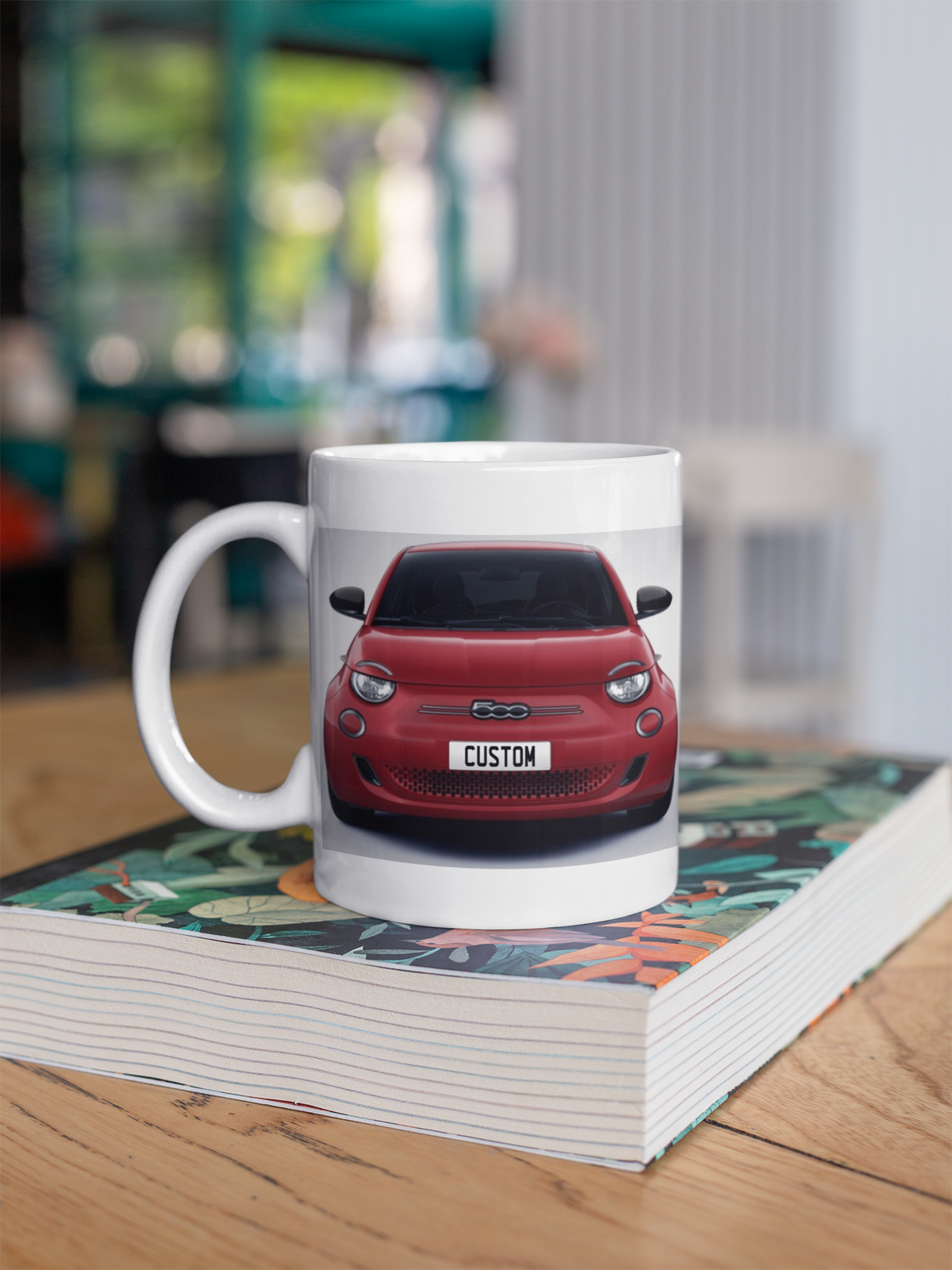 Personalised Fiat 500e Hatchback Icon Mug