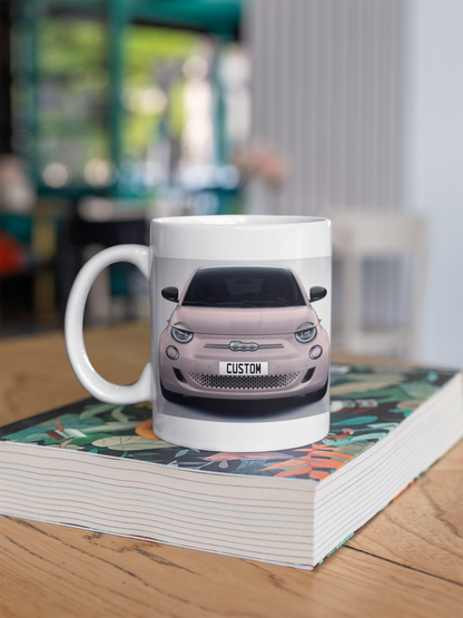 Personalised Fiat 500e Hatchback La Prima Mug
