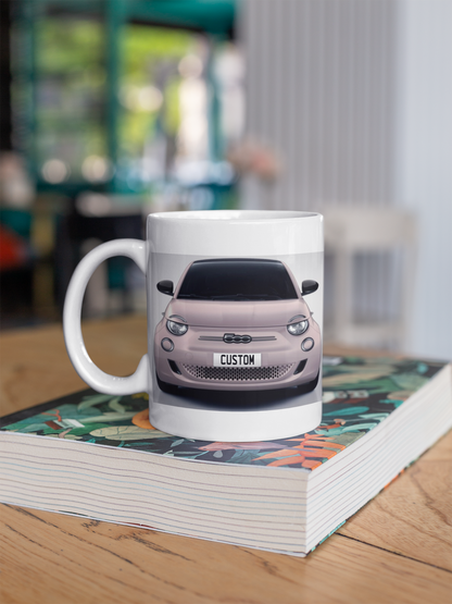 Personalised Fiat 500e Cabrio Icon Mug