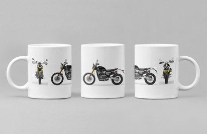 Personalised Triumph Scrambler Motorcycle Mug