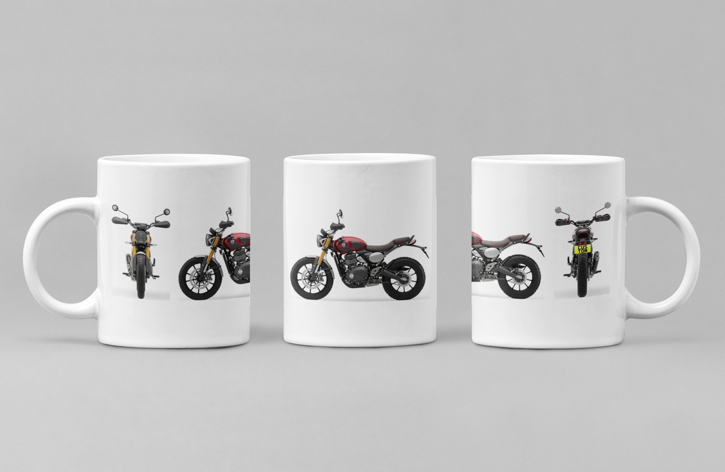 Personalised Triumph Scrambler Motorcycle Mug