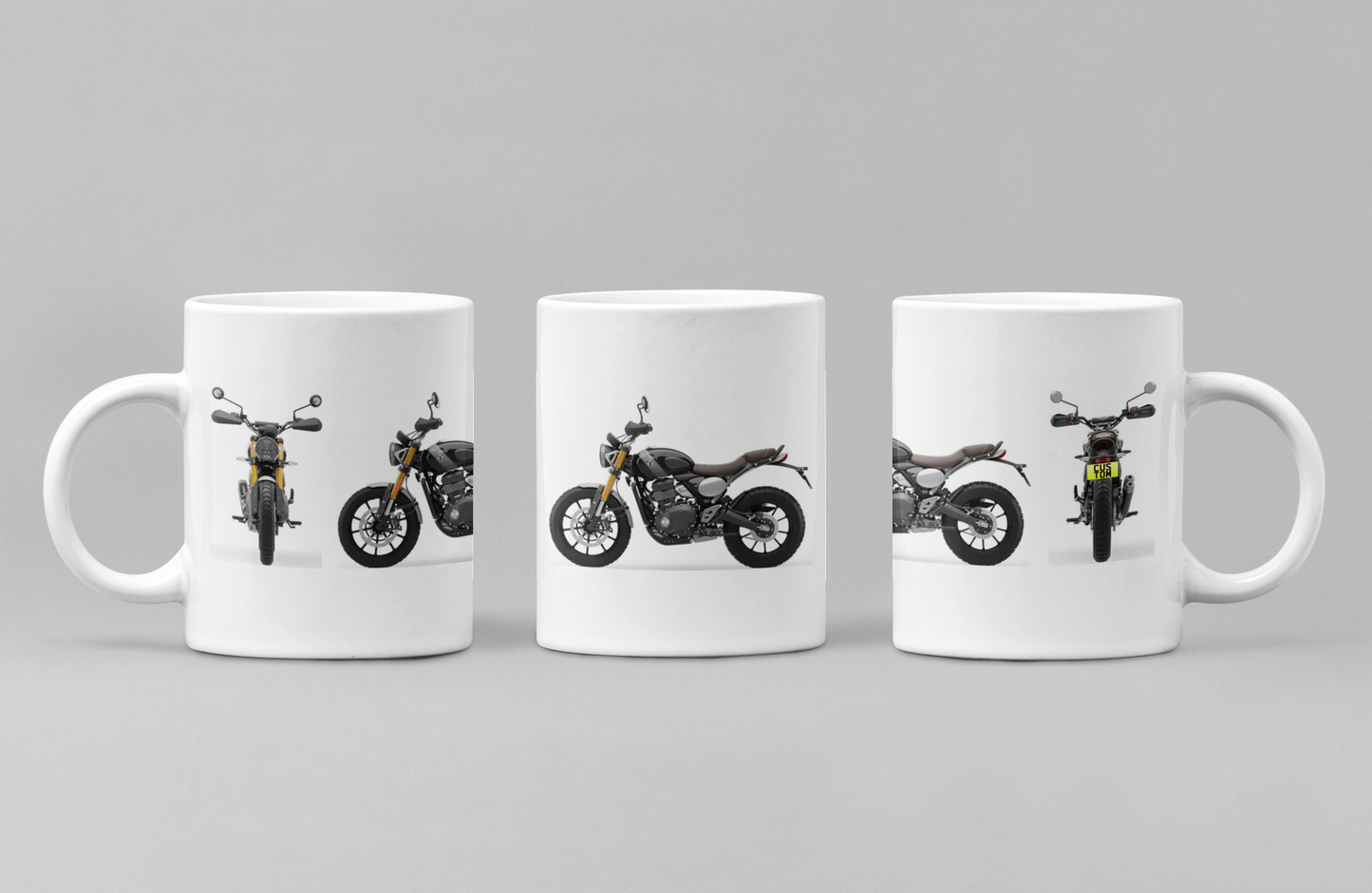 Personalised Triumph Scrambler Motorcycle Mug