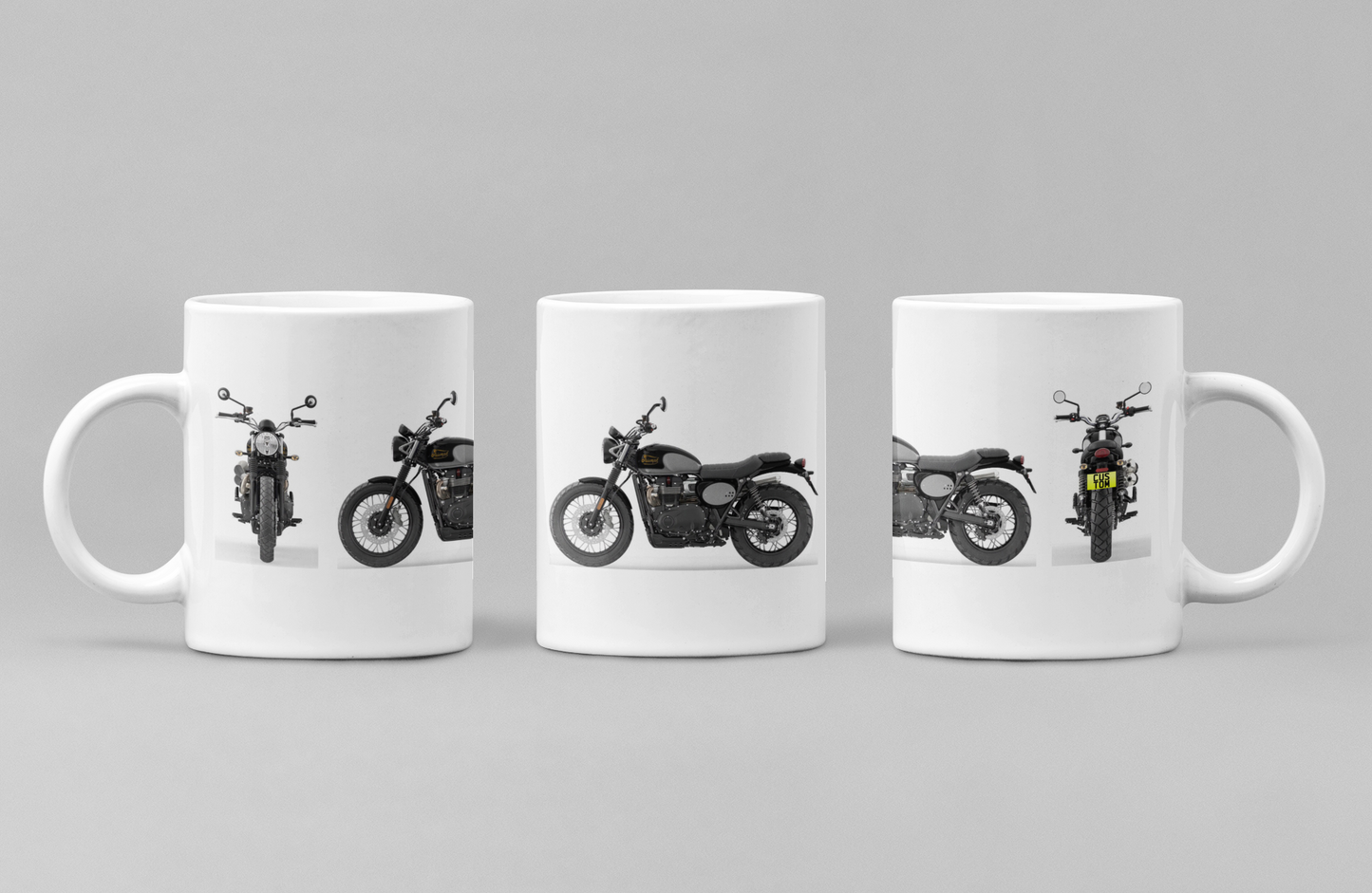 Personalised Triumph Scrambler Motorcycle Mug