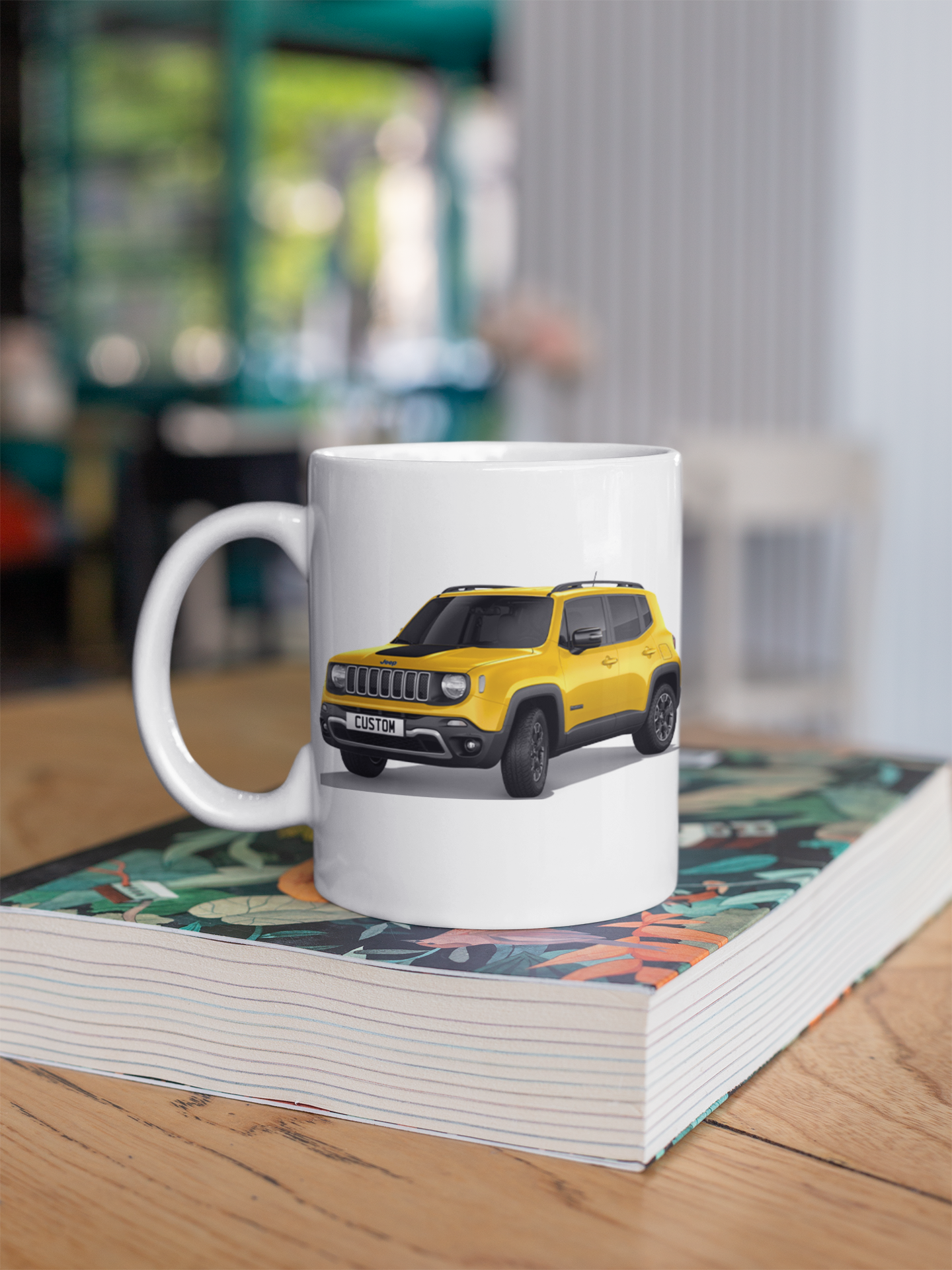 Personalised Jeep Renegade Upload Mug