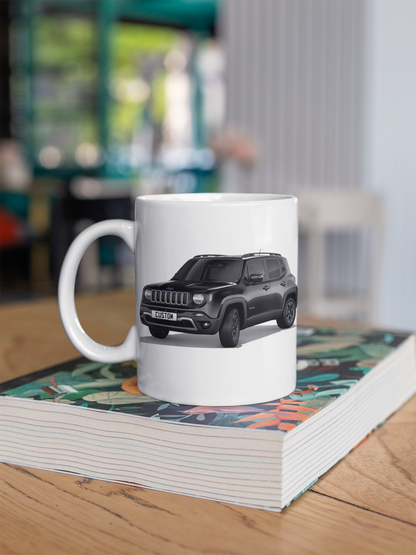 Personalised Jeep Renegade Upload Mug