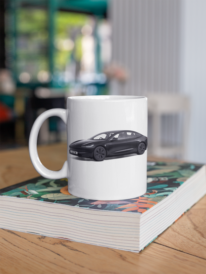 Personalised Tesla Model 3 Mug