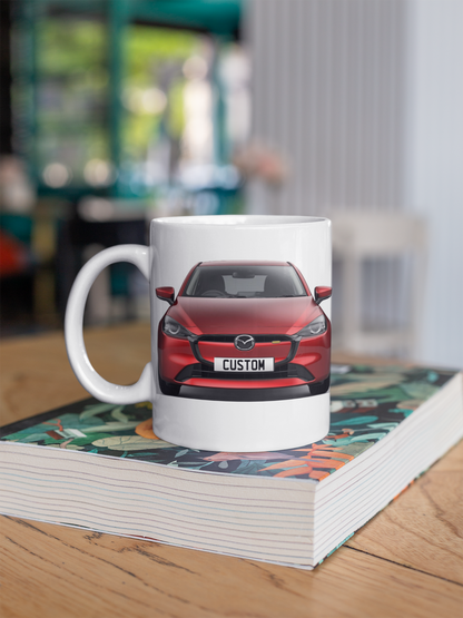 Personalised Mazda 2 Exclusive Line Mug