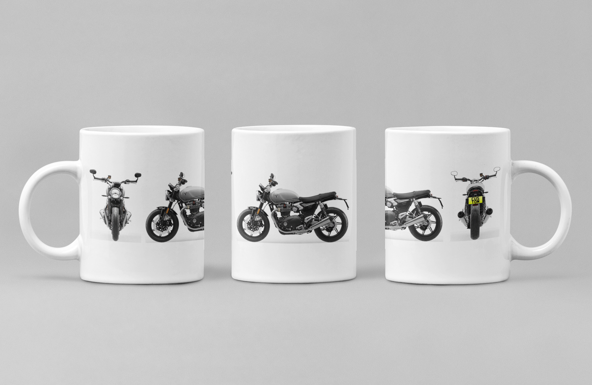 Personalised Triumph Speed Motorcycle Mug